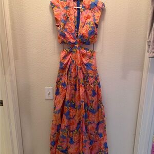 Karlie Floral Multicolor Maxi Dress